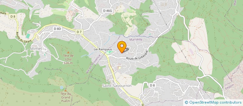 localisation de l'entreprise RACING IMPACT  SAINT-SAVOURNIN