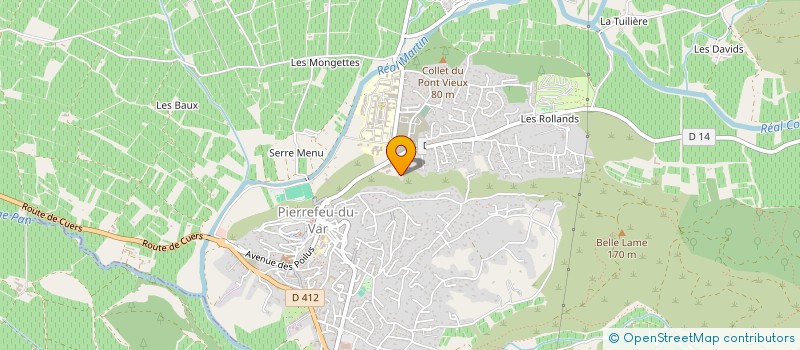 localisation de l'entreprise RACING LOCATION 83  PIERREFEU-DU-VAR