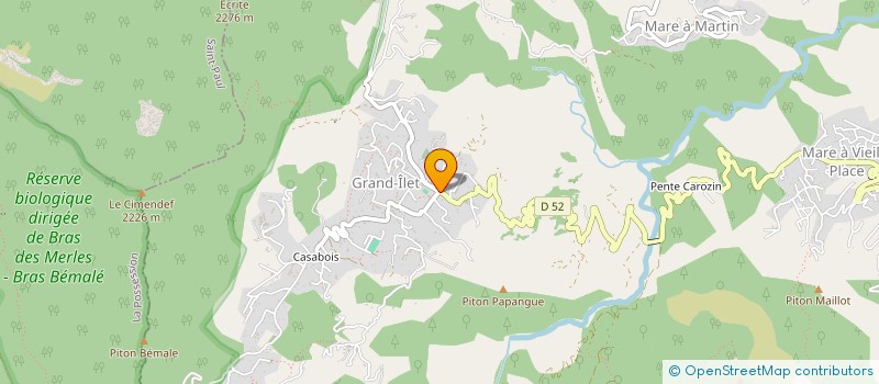 localisation de l'entreprise RACING OMNISPORTS CLUB DE SALAZIE  SALAZIE