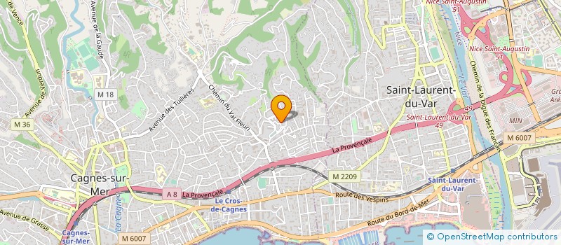 localisation de l'entreprise RACING PERFORMANCE MOTORS  CAGNES-SUR-MER