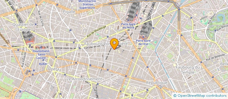 localisation de l'entreprise RACING PROD à PARIS