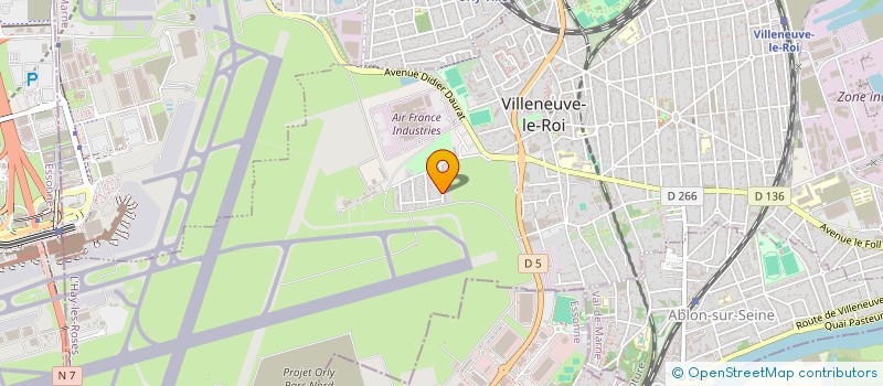 localisation de l'entreprise RACING & RECOVERY à VILLENEUVE-LE-ROI