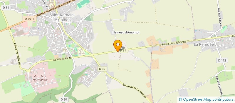 localisation de l'entreprise RACING SPORT AUTO  SAINT-ROMAIN-DE-COLBOSC