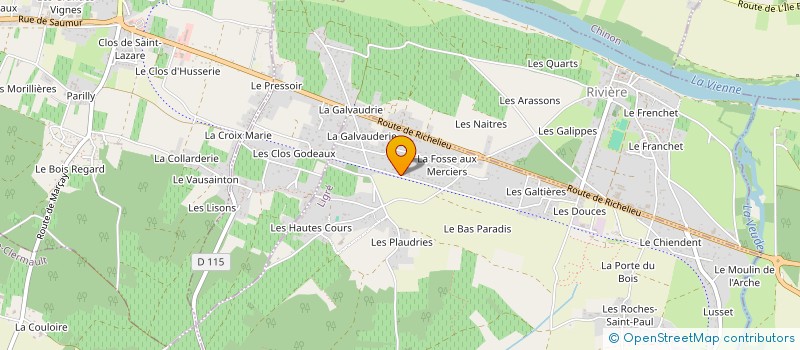 localisation de l'entreprise RACING TEAM RABELAISIENNE  LIGRE