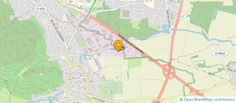 localisation de l'entreprise RACING TEAMLES PISTONS FOUS DU FLORIVALLAUTENBACH  SOULTZ-HAUT-RHIN