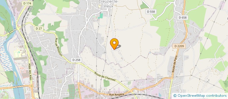 localisation de l'entreprise RACING TERRE COMPETITION (RTC)  CREUZIER-LE-VIEUX