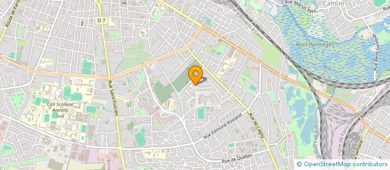 localisation de l'entreprise RACINGTEAM CATAMARAN  AMIENS