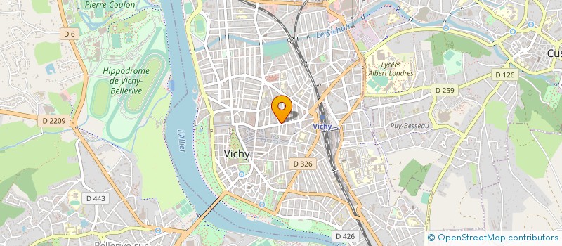 localisation de l'entreprise RACIUS à VICHY