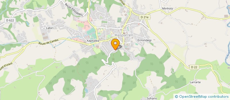 localisation de l'entreprise RACK LANA  HASPARREN