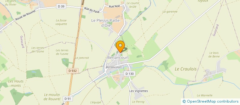 localisation de l'entreprise RACK'N CO  BERLANCOURT