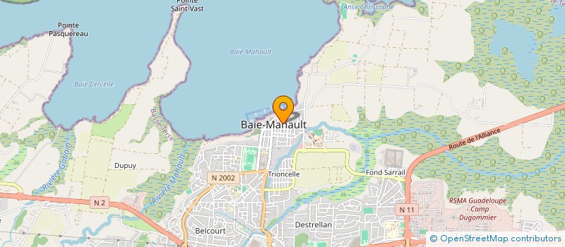 localisation de l'entreprise RACK ON LINE à BAIE-MAHAULT