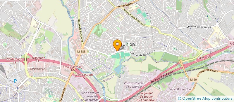 localisation de l'entreprise RACK PLUS à L'UNION