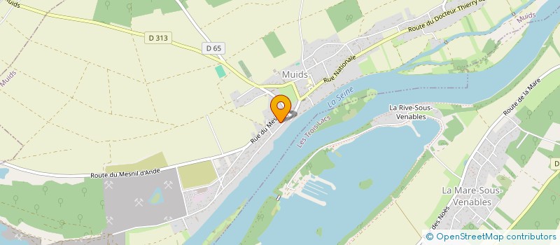 localisation de l'entreprise RACKAM à MUIDS