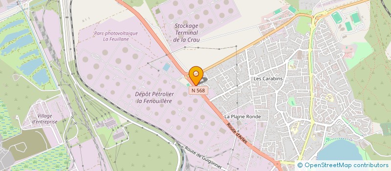 localisation de l'entreprise RACKSHOP à FOS-SUR-MER