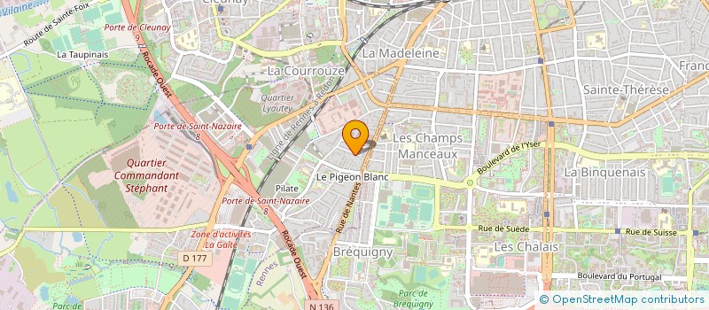 localisation de l'entreprise RACKSLAB  SAINT-JACQUES-DE-LA-LANDE