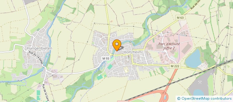 localisation de l'entreprise RACLO  HOLTZHEIM