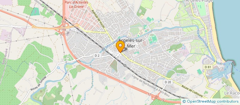 localisation de l'entreprise RACLOT  PORT-VENDRES