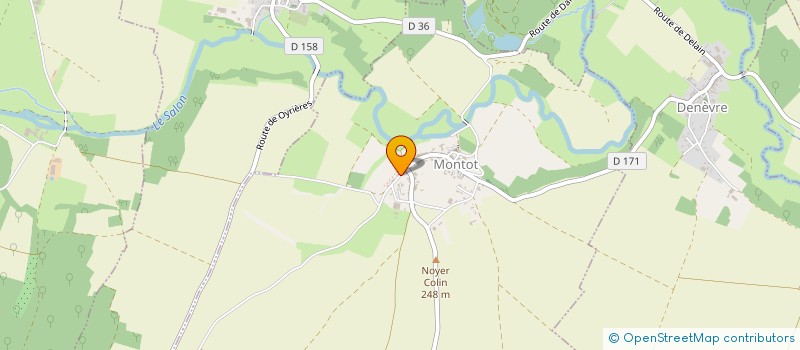 localisation de l'entreprise RACLOT PASCAL PHOTOVOLTAIQUE  MONTOT