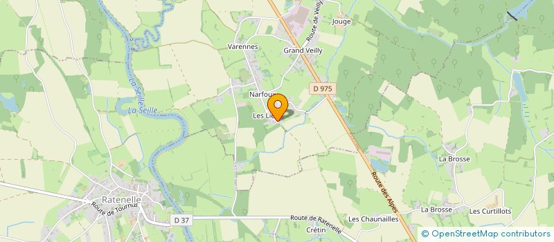 localisation de l'entreprise RACLS  LA GENETE