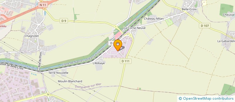 localisation de l'entreprise RACO  DOMPIERRE-SUR-MER