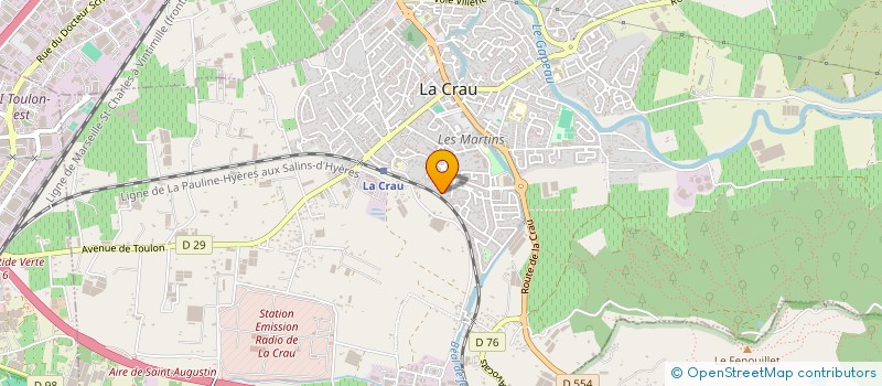 localisation de l'entreprise RACO AND CO  LA CRAU