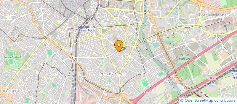localisation de l'entreprise RACONT'ART à MONTPELLIER