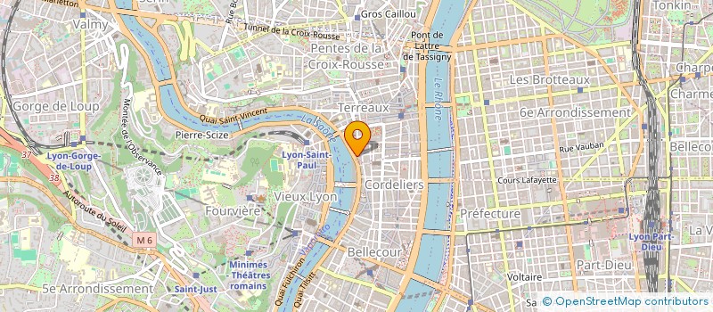 localisation de l'entreprise RACONT'ARTS à LYON