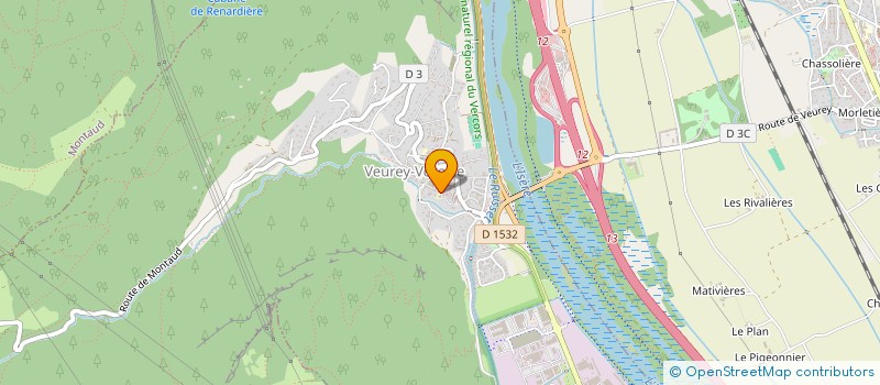 localisation de l'entreprise RACONT'THE  VEUREY-VOROIZE