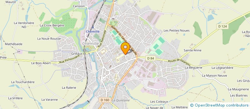 localisation de l'entreprise RACONTE MOI UNE HISTOIRE à CHEMILLE-EN-ANJOU