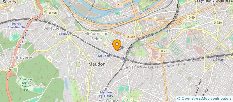 localisation de l'entreprise RACONTE - NOUS à MEUDON