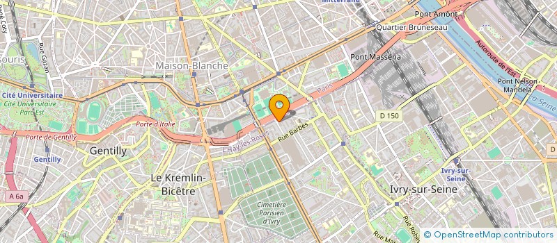 localisation de l'entreprise RACONTEZ-VOIR à IVRY-SUR-SEINE
