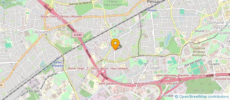 localisation de l'entreprise RACOPTIC SARL  PESSAC