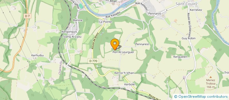 localisation de l'entreprise RACOR  CHATEAULIN