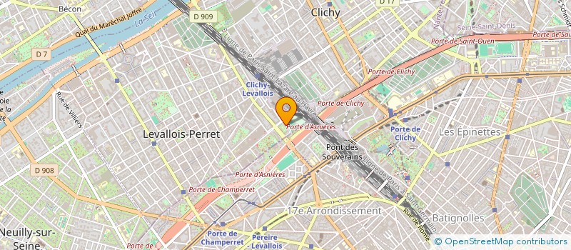 localisation de l'entreprise RACREC à LEVALLOIS-PERRET