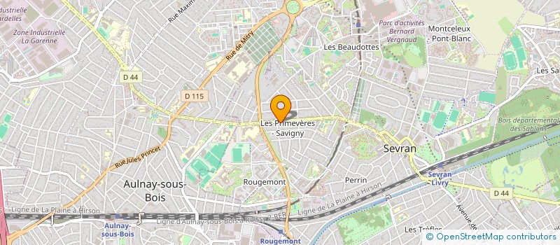 localisation de l'entreprise RACU à SEVRAN
