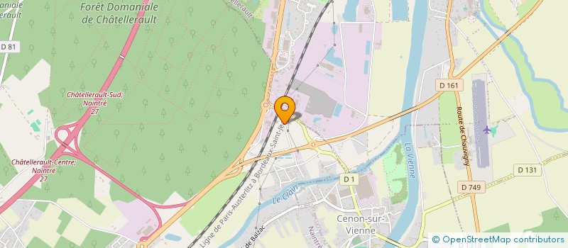 localisation de l'entreprise RACYMA  NAINTRE