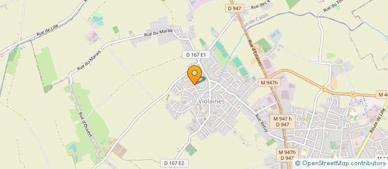 localisation de l'entreprise RAD  VIOLAINES