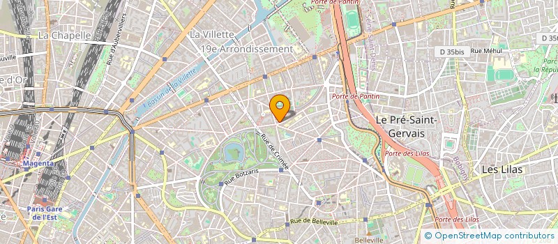 localisation de l'entreprise RAD  PARIS