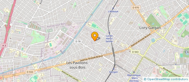 localisation de l'entreprise RAD BAT  LIVRY-GARGAN