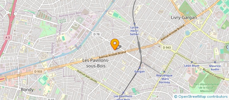 localisation de l'entreprise RAD BAT à LES PAVILLONS-SOUS-BOIS