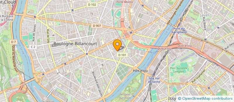 localisation de l'entreprise RAD FRANCE à BOULOGNE-BILLANCOURT