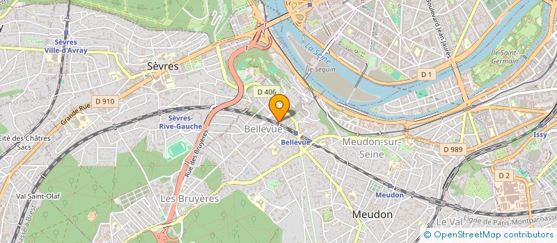 localisation de l'entreprise RAD IMMO à MEUDON