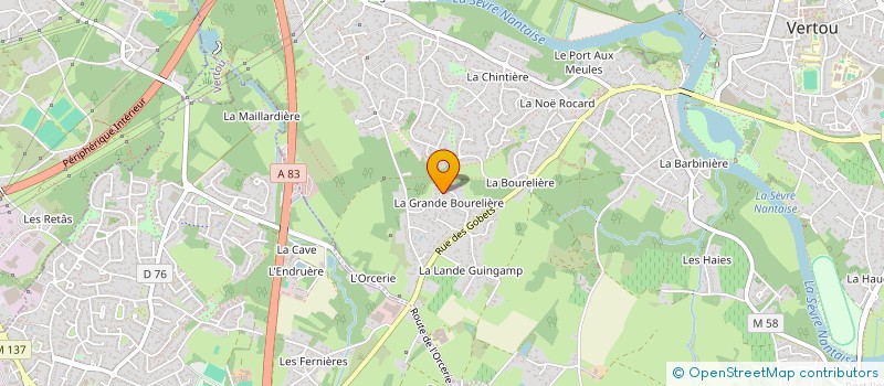 localisation de l'entreprise RAD INVEST  VERTOU