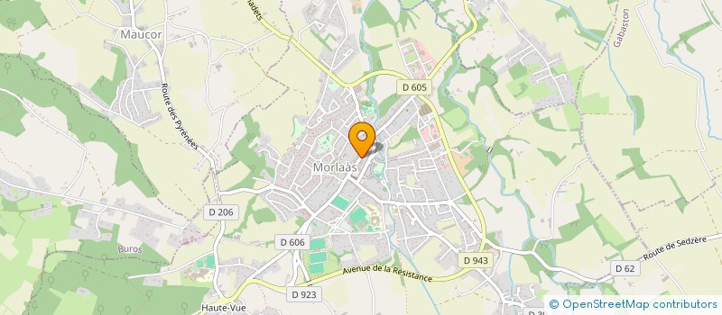 localisation de l'entreprise RAD LEADERBAT à MORLAAS