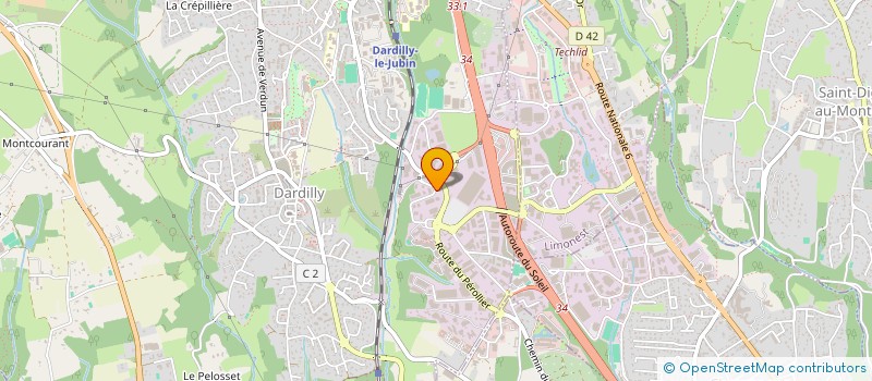 localisation de l'entreprise RAD TRANS à DARDILLY