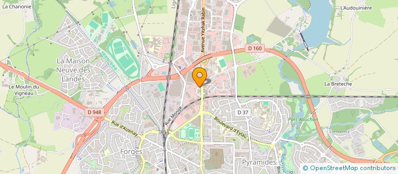 localisation de l'entreprise RAD'YON à LA ROCHE-SUR-YON