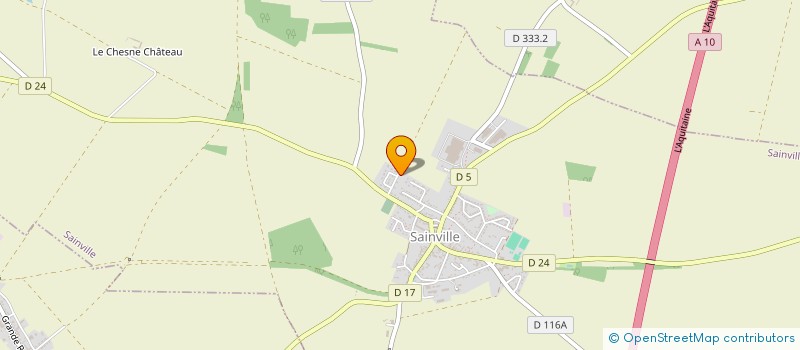 localisation de l'entreprise RADA à SAINVILLE