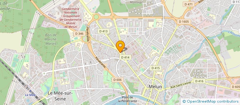 localisation de l'entreprise RADAR 77 à MELUN