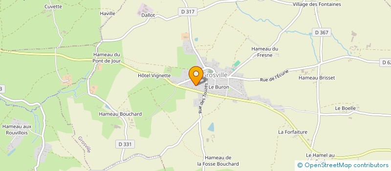 localisation de l'entreprise RADAR BTP  GROSVILLE