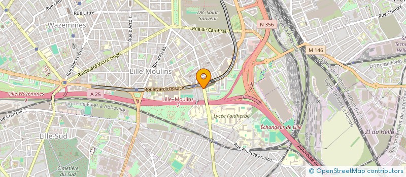 localisation de l'entreprise RADAR SECURITE PRIVEE à LILLE